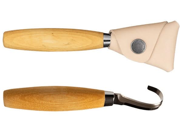 Mora Carving Erik Frost 164S Wood LH Gaucher ( Main gauche ) avec étui -