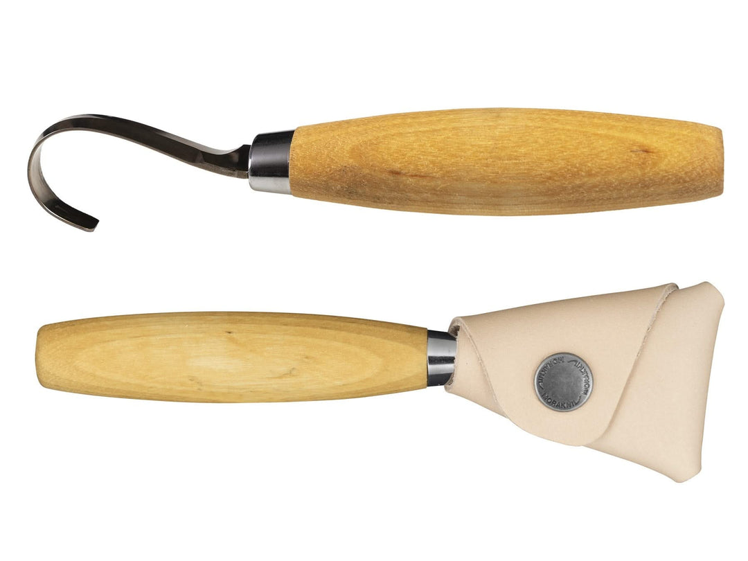 Mora Carving Erik Frost 164S Wood LH Gaucher ( Main gauche ) avec étui -