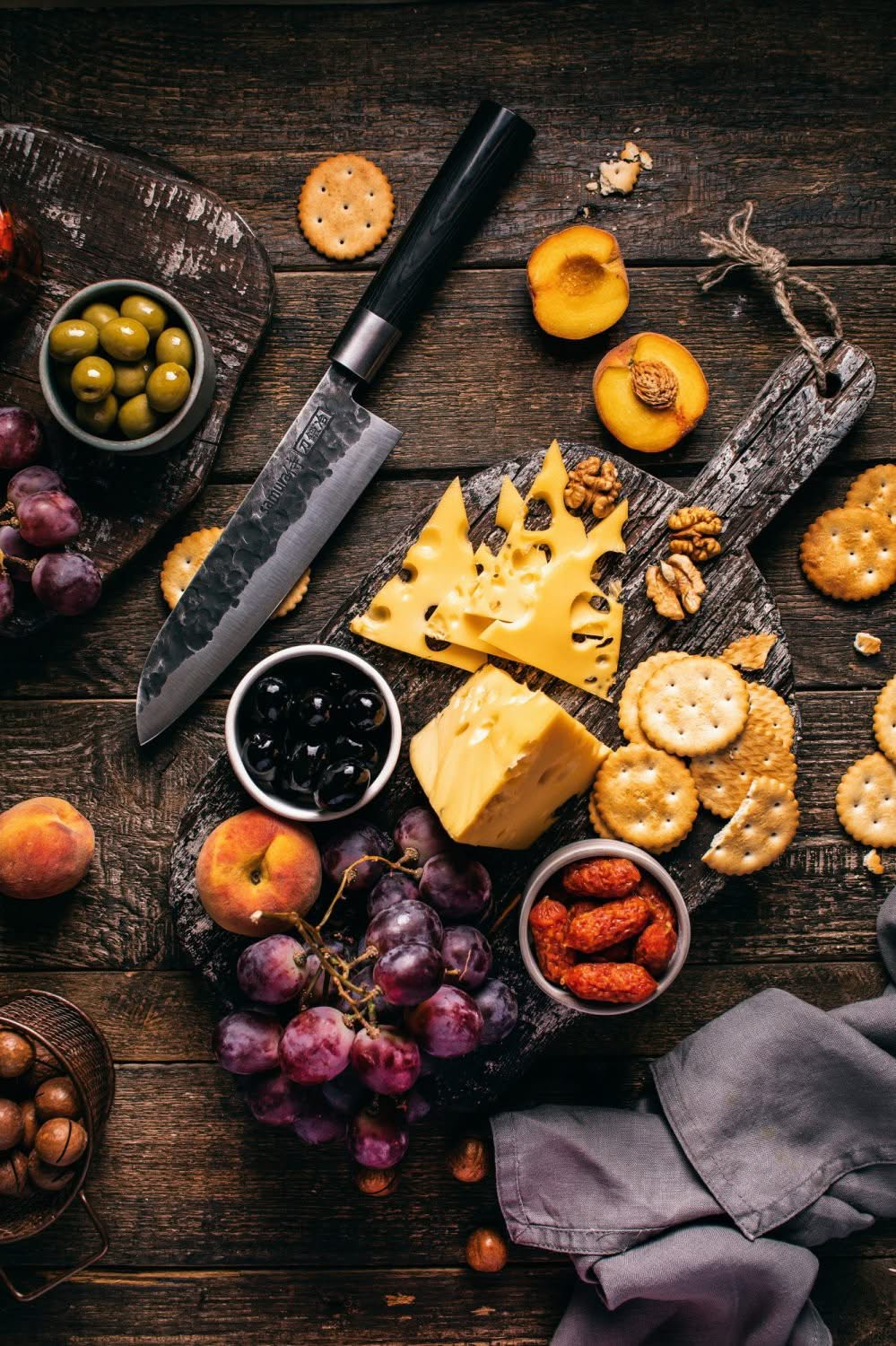 Samura Série BlackSmith Couteau Santoku Damas SBL-0095 ( SBL0095 ) Lame de 18,2 cm -