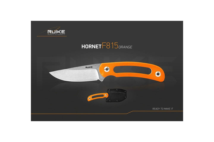 Ruike F815J Hornet Orange - Couteau Fixe 190mm -