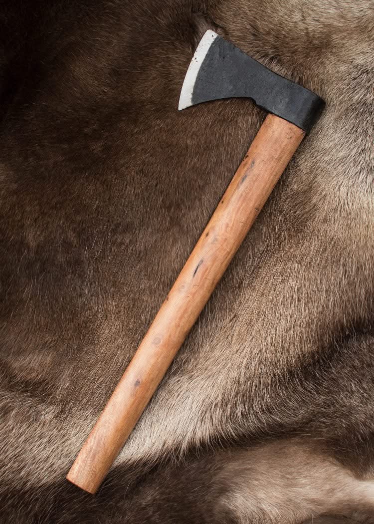 Wiking Hache forgée à la main en acier au carbone de haute qualité -