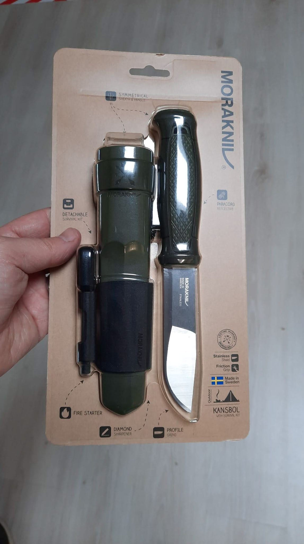 Mora Kansbol Vert Survival Kit -