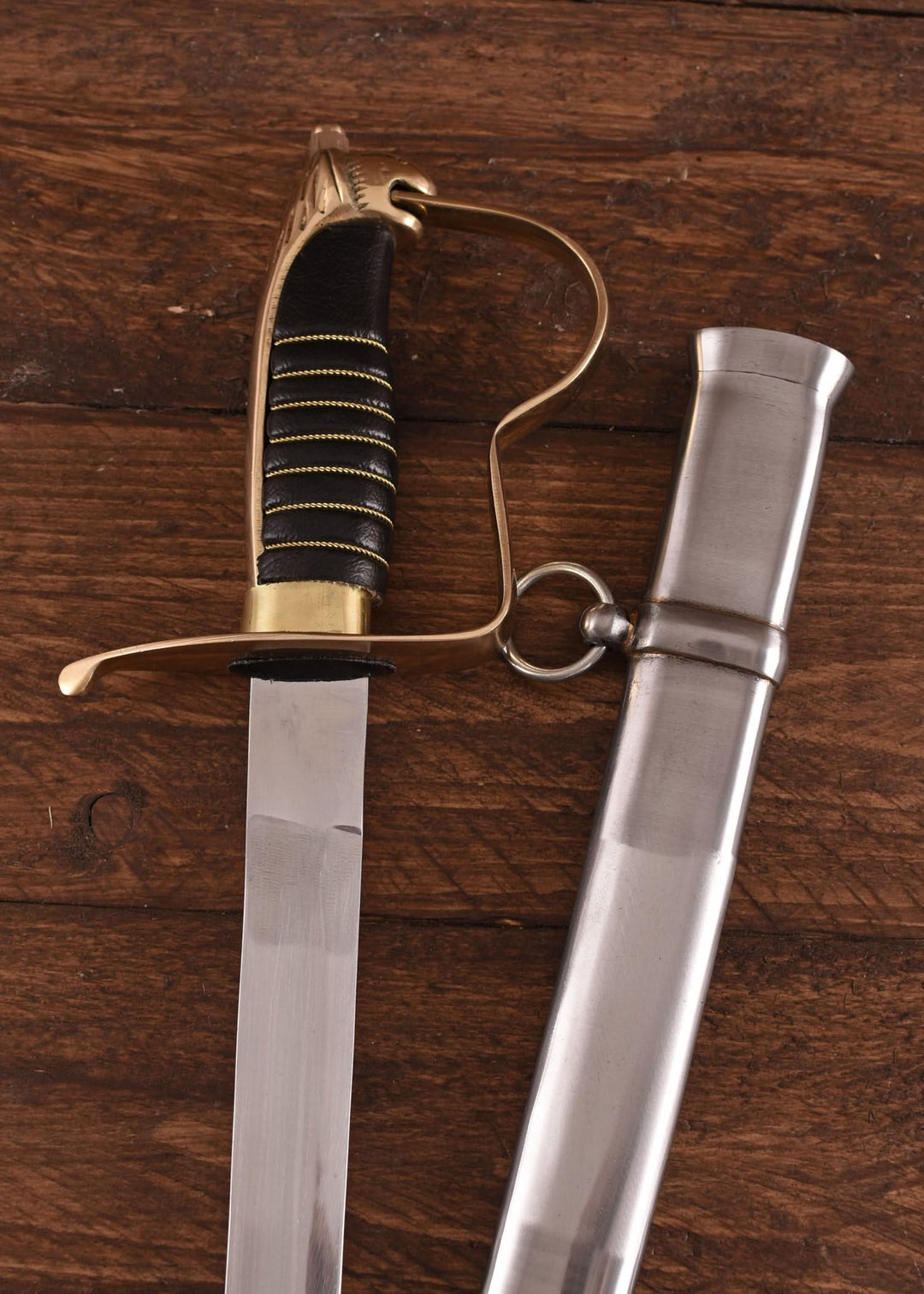 Wiking Sabre d'officier prussien avec fourreau en acier 0101003122 -