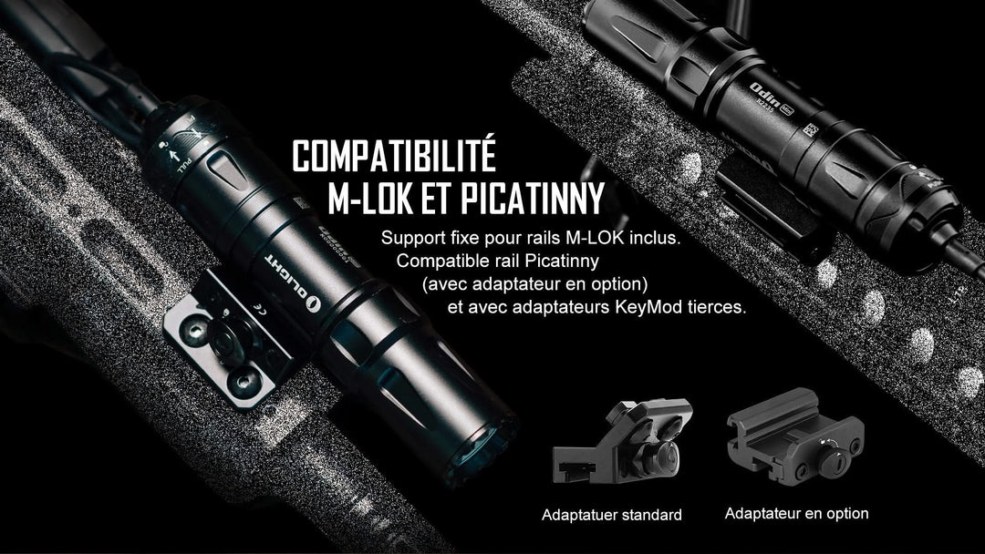 Olight Odin Mini Noir - Lampe Torche LED Tactique -