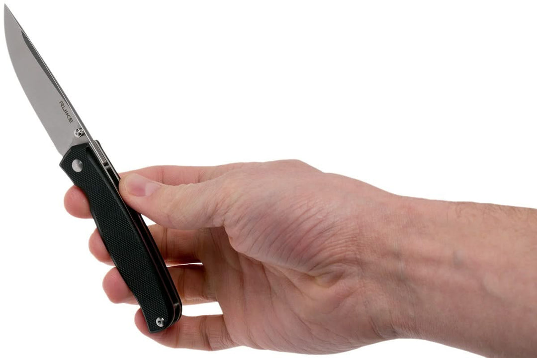 Ruike P661-B lame acier 14C28N manche en G10 -