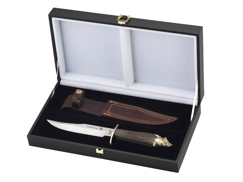 Muela Wildboar Cerf + Coffret Couteau de chasse -