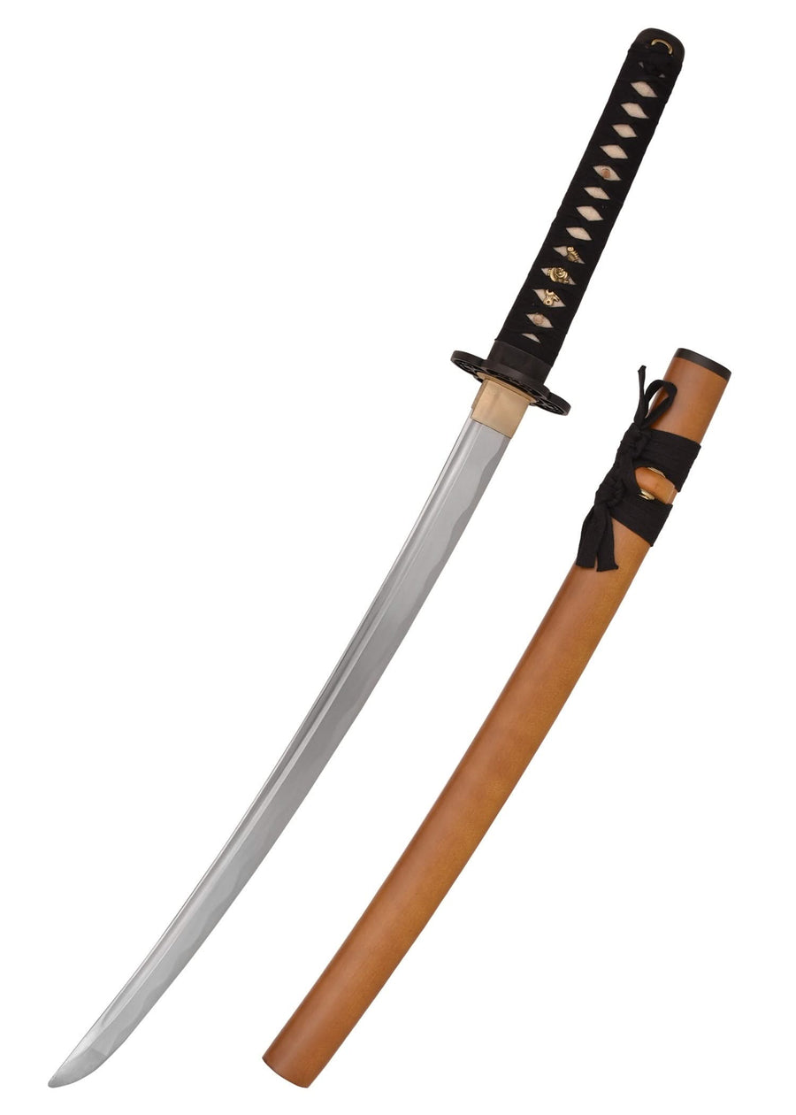 John Lee Red Wood Iaito Wakizashi -