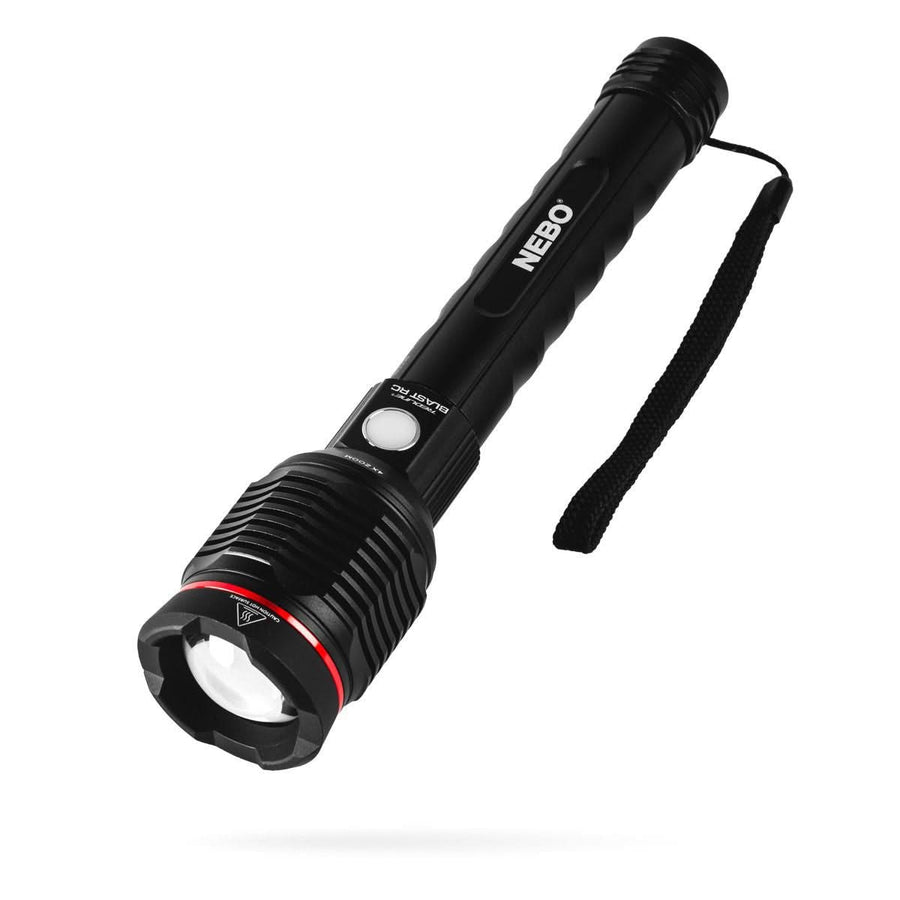 NEBO Lampe de poche étanche rechargeable avec 3 200 lumens et banque d'alimentation -