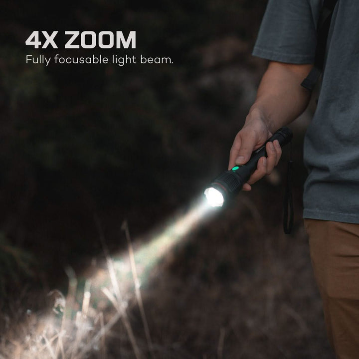 NEBO Lampe de poche étanche rechargeable avec 3 200 lumens et banque d'alimentation -