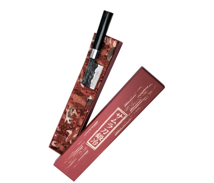 Samura Série BlackSmith Couteau Santoku Damas SBL-0095 ( SBL0095 ) Lame de 18,2 cm -