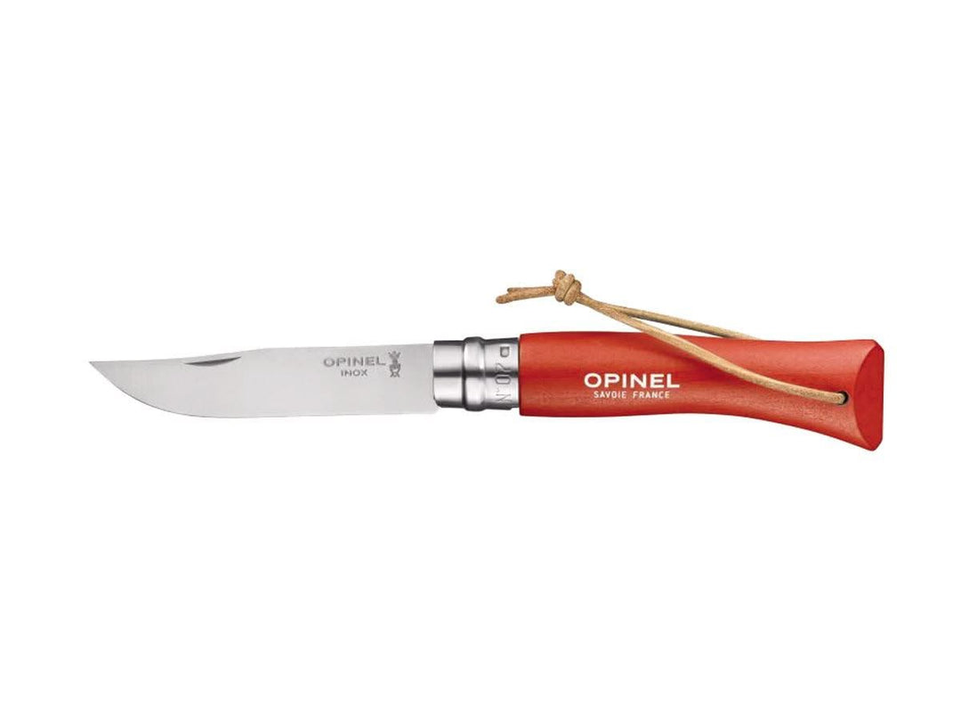 OPINEL 7 VRI ORANGE, COUTEAU AV. LIEN BAROUDEUR -