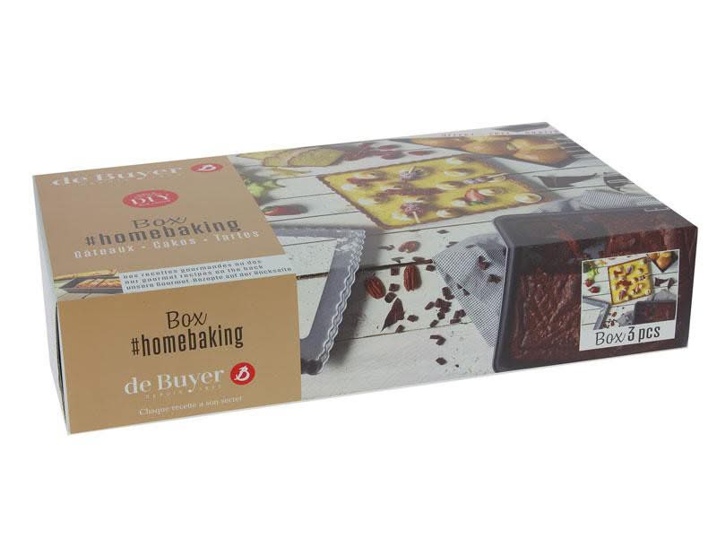 DE BUYER BOX 3 PIECES HOMEBAKING -