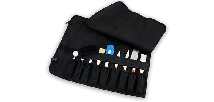 Trousse de cuisinier vide 9 places + 2 poches de rangement -