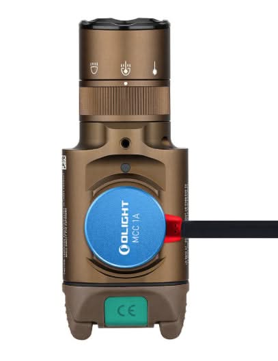 Olight Baldr PRO R Tan Laser vert -