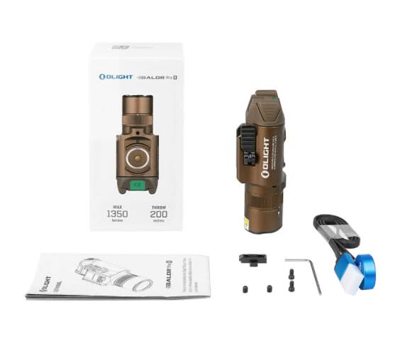Olight Baldr PRO R Tan Laser vert -