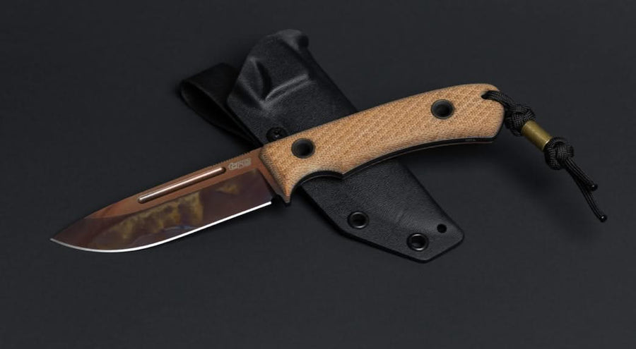 Trc K-1S Apo Finish Natural Canvas Micarta -