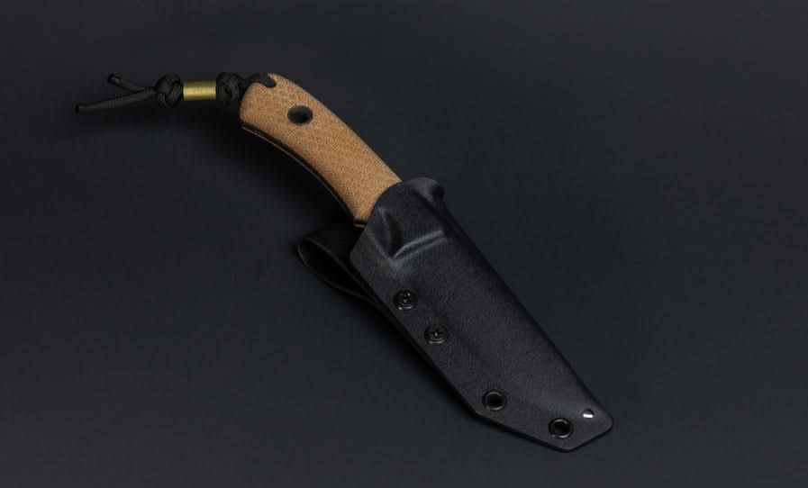Trc K-1S Apo Finish Natural Canvas Micarta -