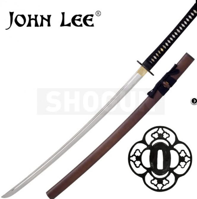 John Lee Red Wood Iaito Katana Long -