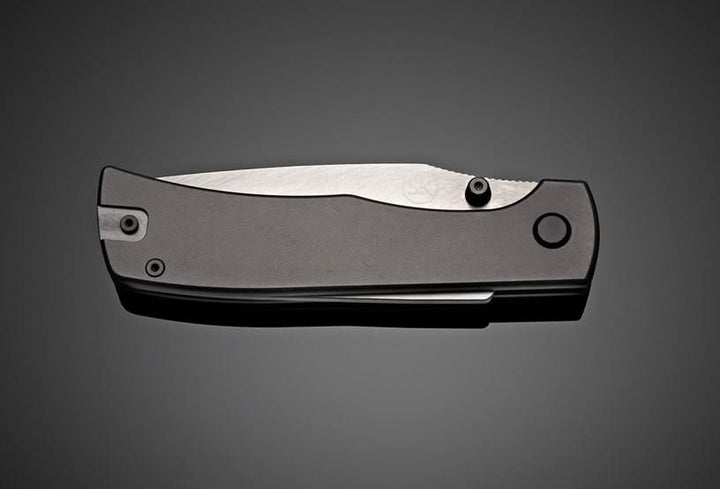 Sandrin Knives Monza Zirkonium carbure brut (motif météorite) Edition limitée -