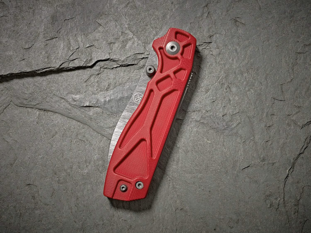 Sandrin Torino, Tungsten Carbit Recoil Lock, Rouge G10 -