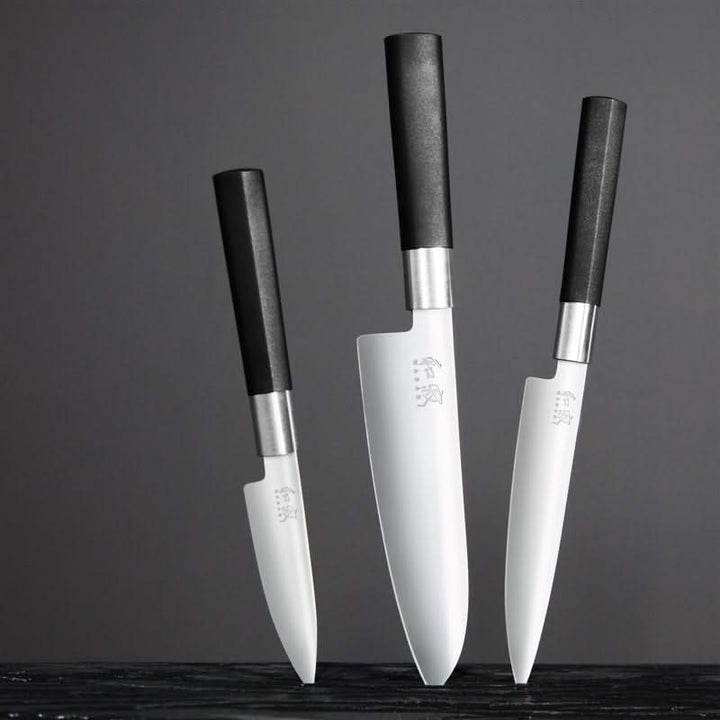 Kai 67S-310 ( 67S310 ) Wasabi Black Set 3 couteaux 6710P + 6715U + 6716S -