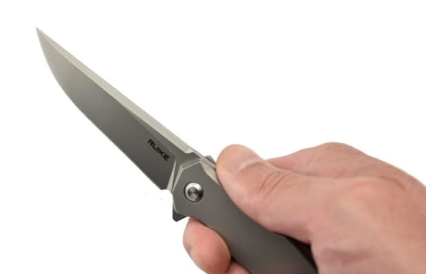 Ruike M108-TZ Couteau pliant lame acier 154CM manche titane TC4 -