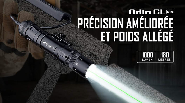 Olight Odin GL Mini - Lampe Tactique Militaire 1913 Laser -