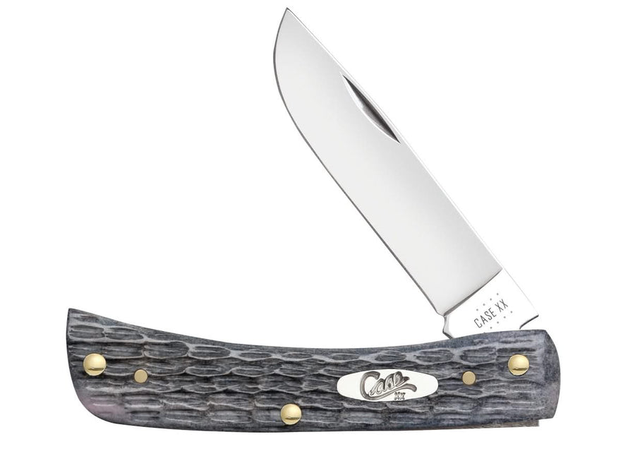 Case CV Pocket Worn Gray Bone Sod Buster Junior -