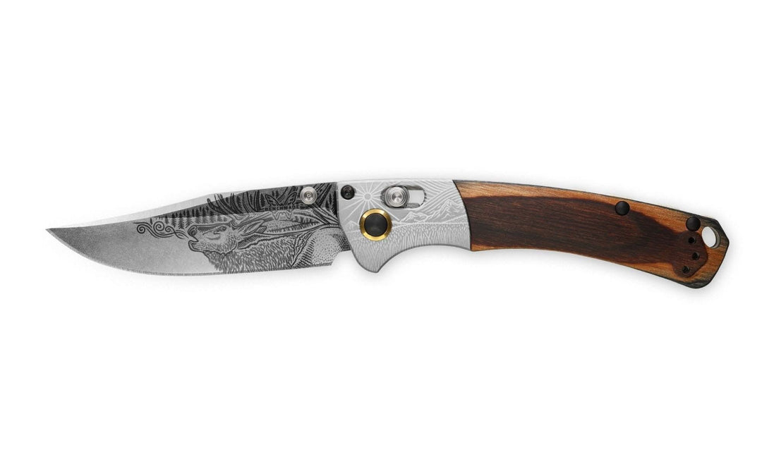 Benchmade 15085-2201 BULL ELK MINI CROOKED RIVER -