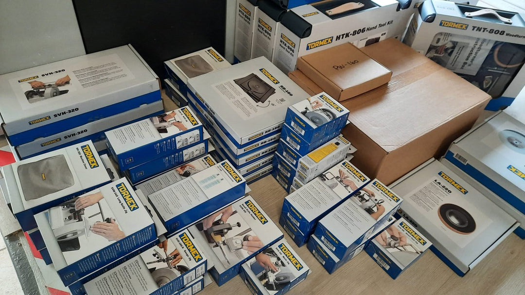Tormek T8 + TNT808 + HTK806 + DBS22 + SVH320 + RB180 Nouveau Kit 2020