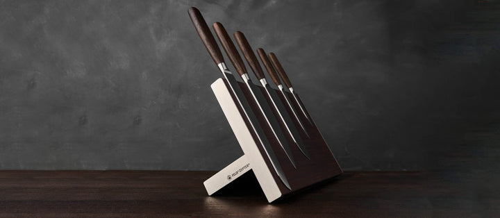 Felix Soligen Ensemble 5 Couteaux + Support -
