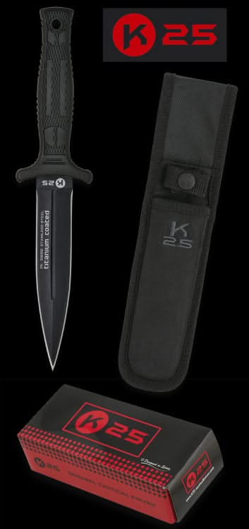 K25 Poignar de botte avec étui -