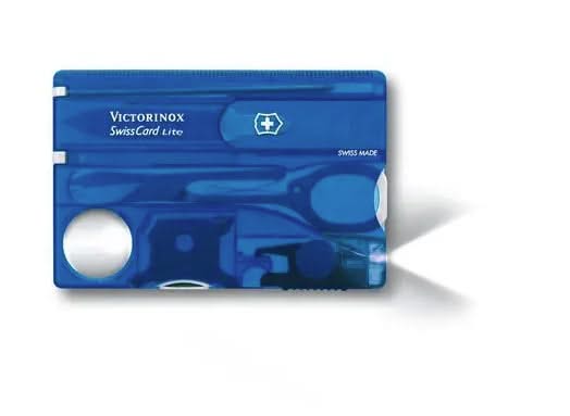 Victorinox SwissCard Lite rouge transparent 0.7322.T2 -