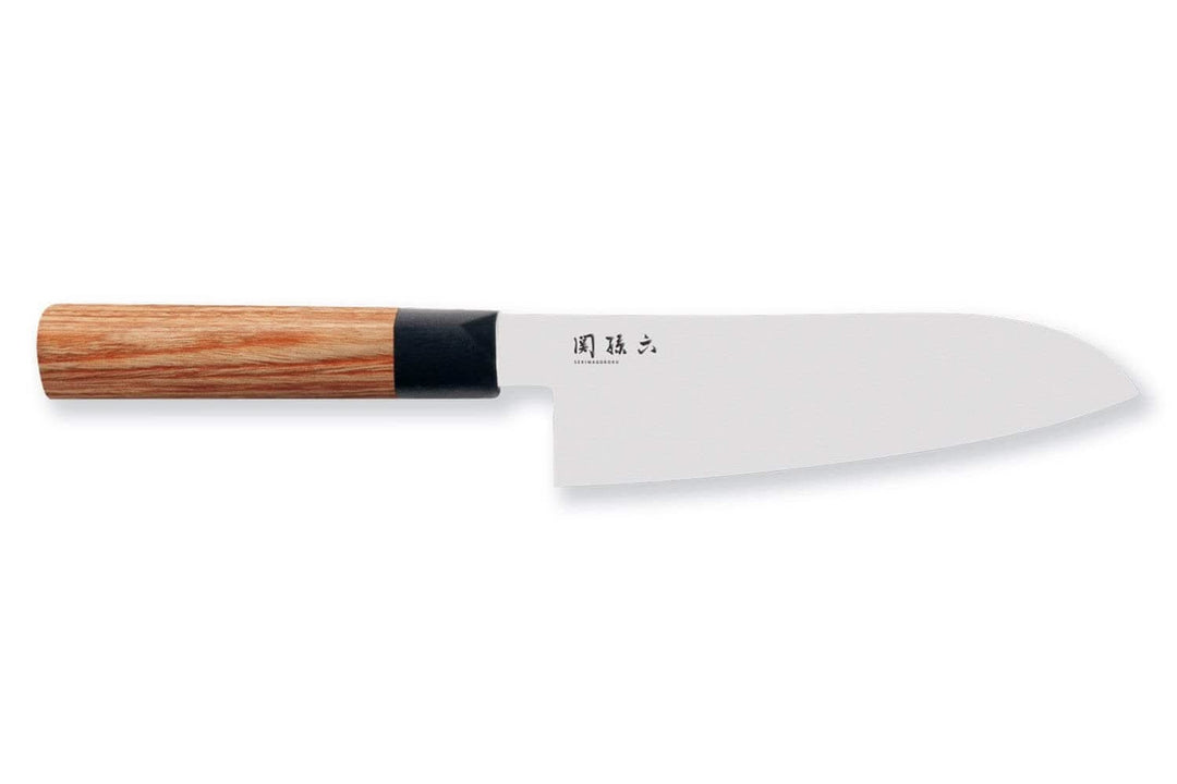 Kai MGR-0170S Seki Magoroku Redwood Santoku lame de 17 cm -