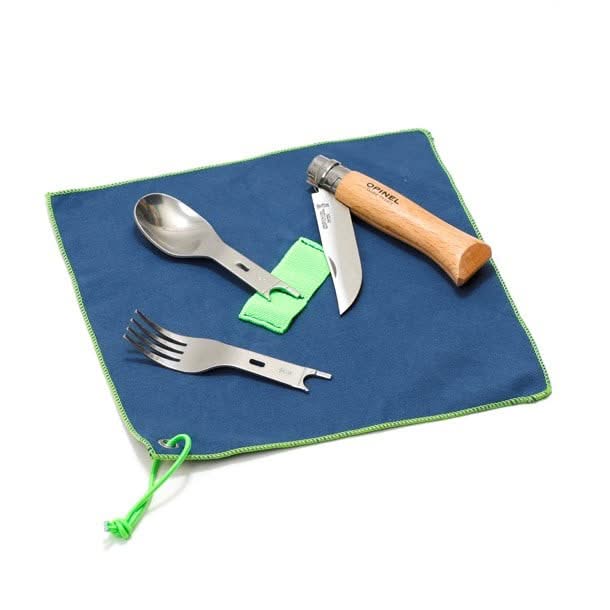 Opinel picnic + Set complet Couteau - cuillère - fourchette -
