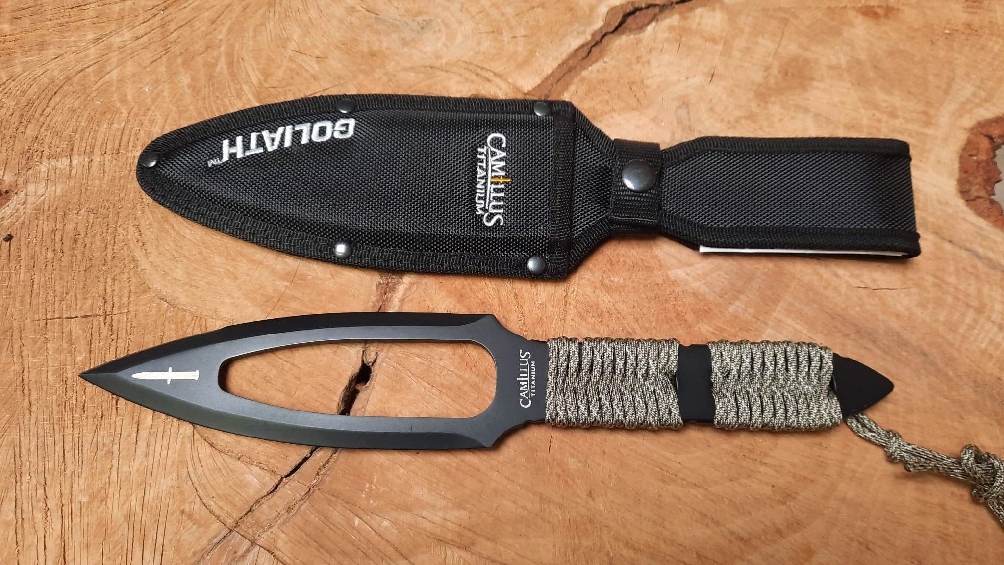 Couteau Camillus X3 Neuf – Emballage D’origine, Cuir Suède – Jamais Utilisé
