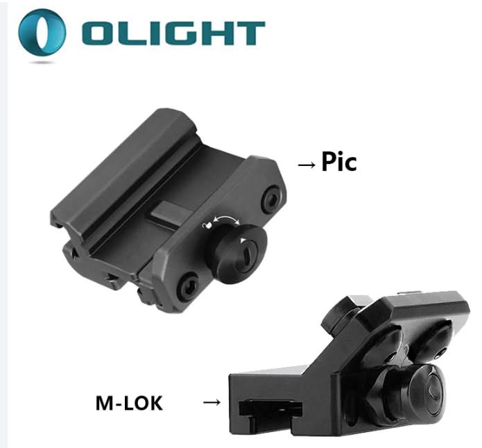 Olight Montage Picatinny Odin Mini, Odin, Odin Turbo . Pic Rail adapter -
