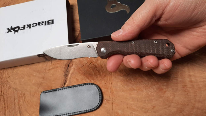 Black Fox 748MIB Ciol Micarta Marron -