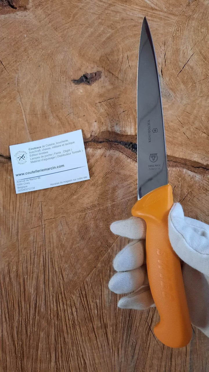 Victorinox 5.8412.15 Swibo Couteau rigide lame de 15 cm -