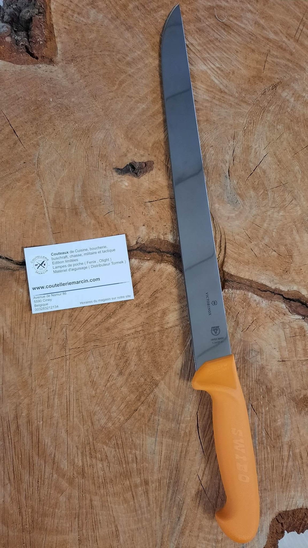 Victorinox 5.8433.31 Swibo Couteau rigide à trancher 31cm -