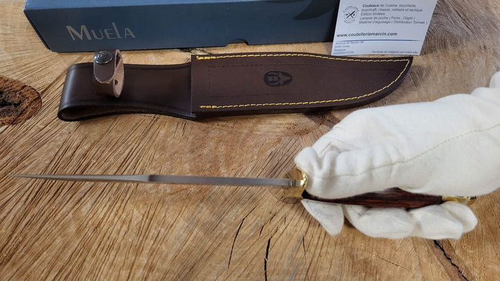 Muela BW18 Couteau de chasse Lame Bowie de 18 cm avec garde -