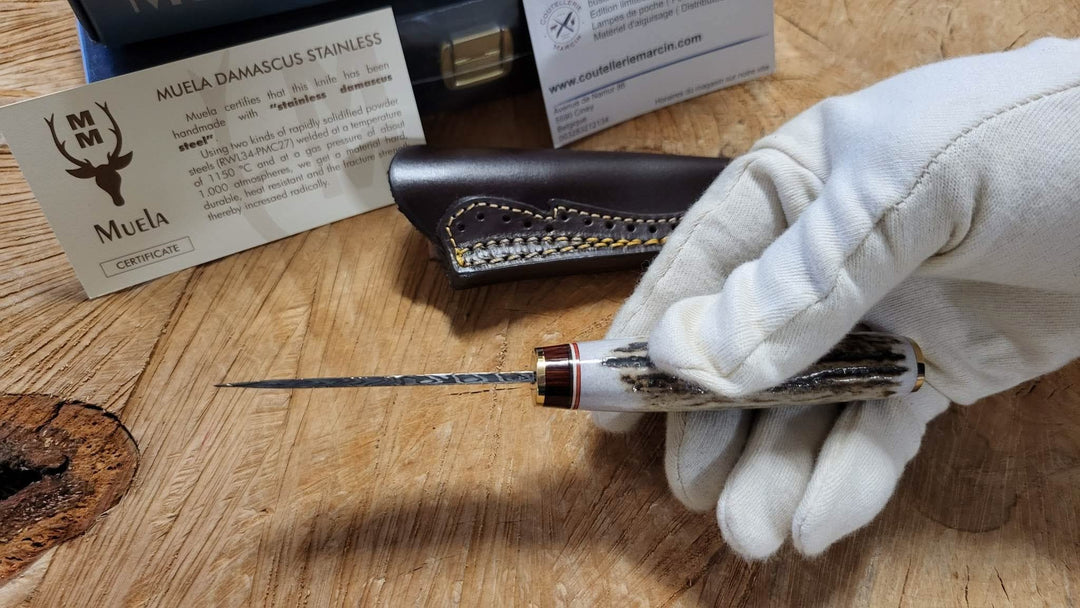 Muela Bowie Lame Damas de 7 cm dans un coffret -