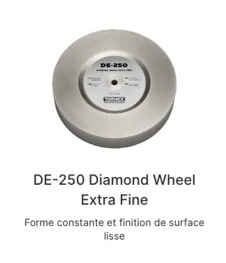 Tormek DE-250 Meule Diamant 250 X 50 MM Extra fin pour T8 et T7 -