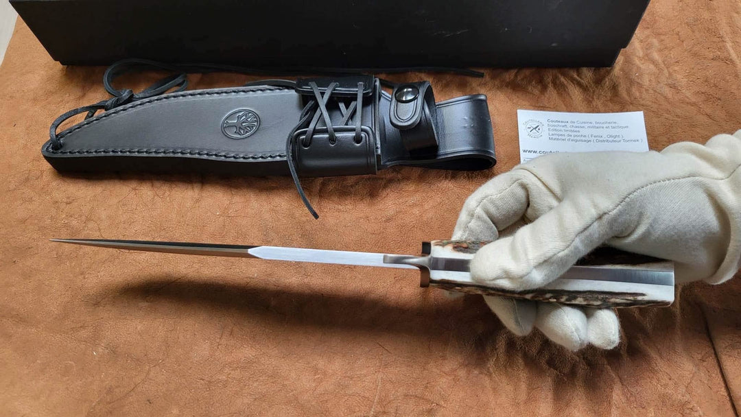 Boker 121547HH Couteau de chasse lame Bowie -