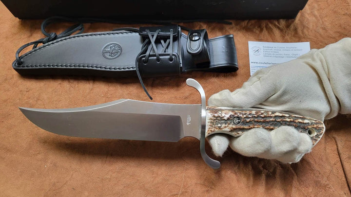 Boker 121547HH Couteau de chasse lame Bowie -