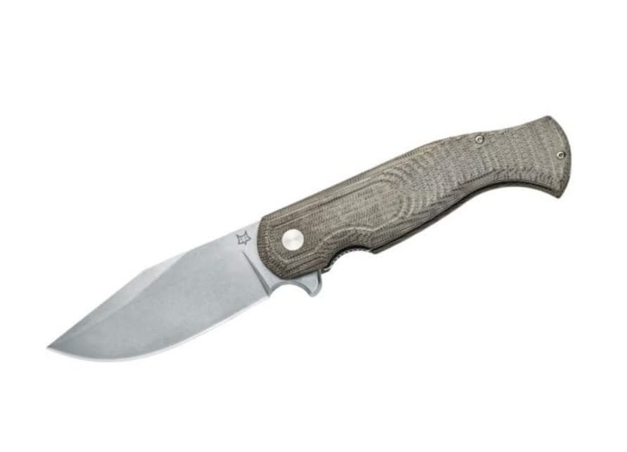 black fox 524G eastwood tiger micarta beige -