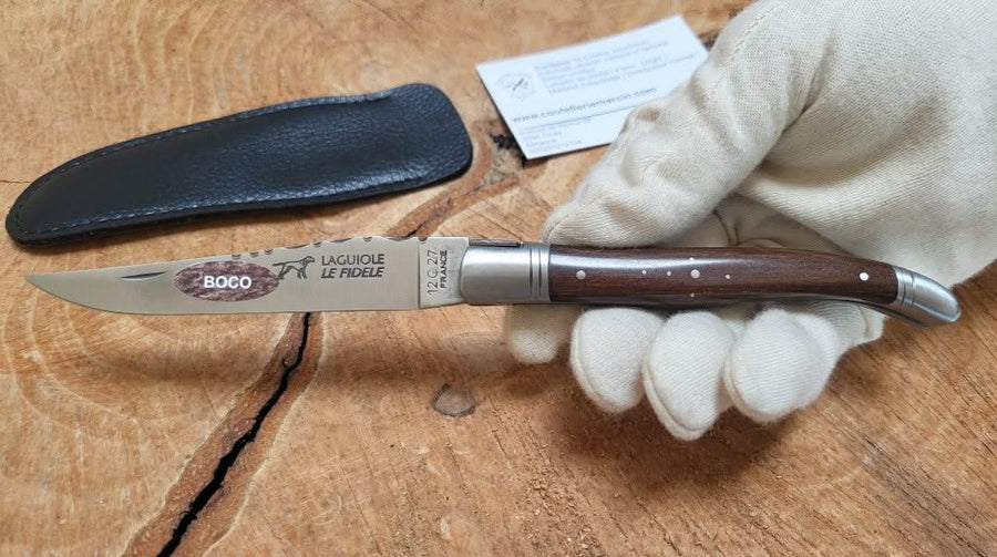 Laguiole Le Fidèle 2 mitres Inox Edition limitée Bois Boco -