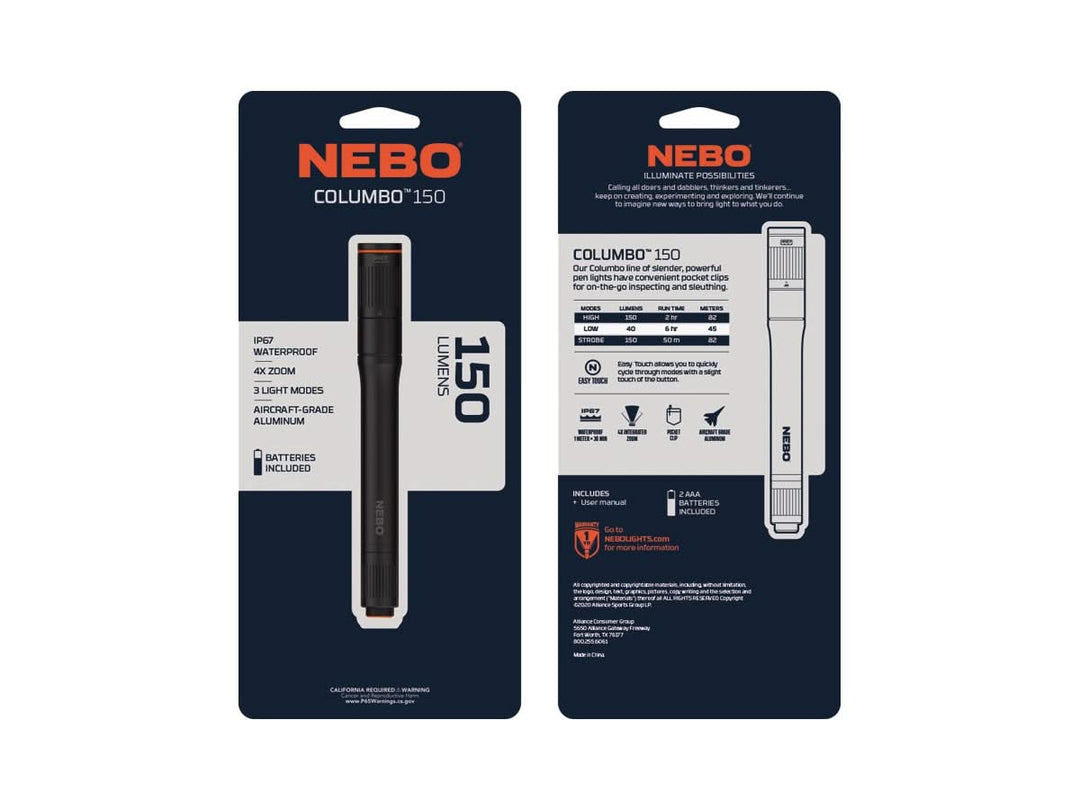 Nebo Columbo 150 Lumens -