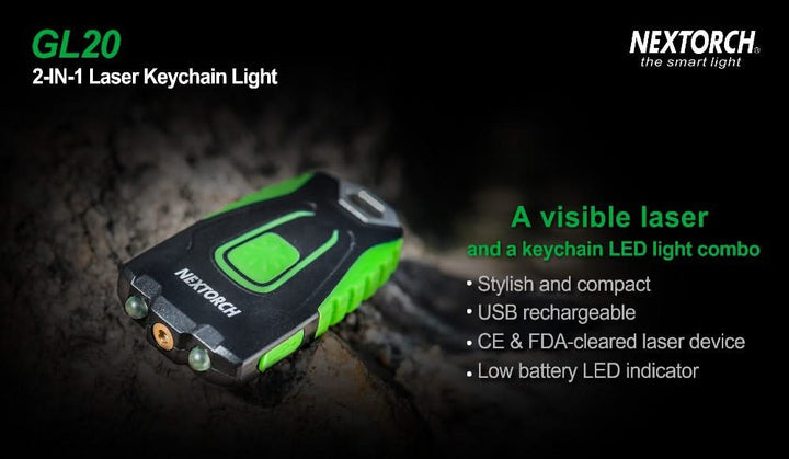Nextorch GL20 Black Laser -