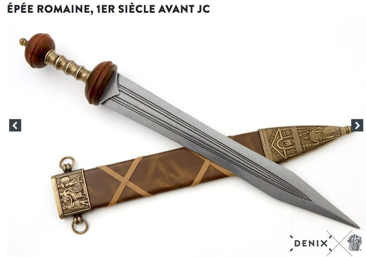 Denix Épée de gladiateur, période romaine, 1er siècle après JC -